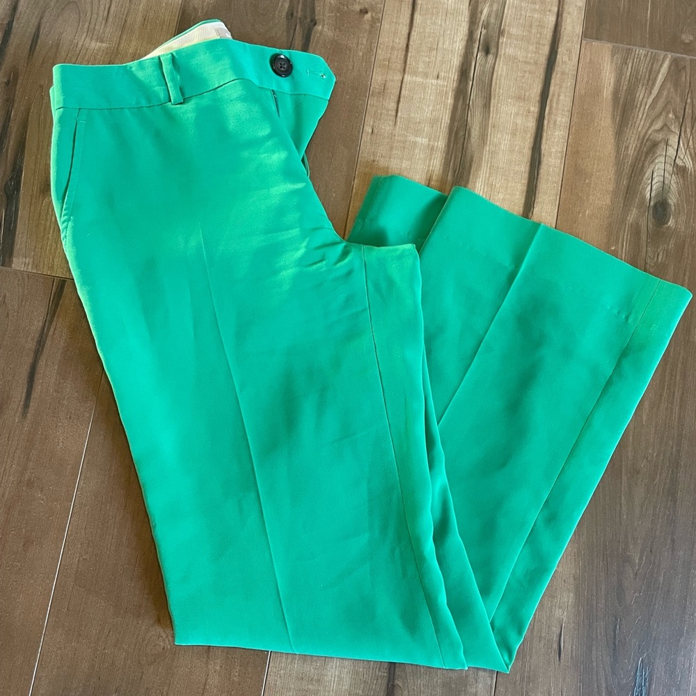 Green trousers